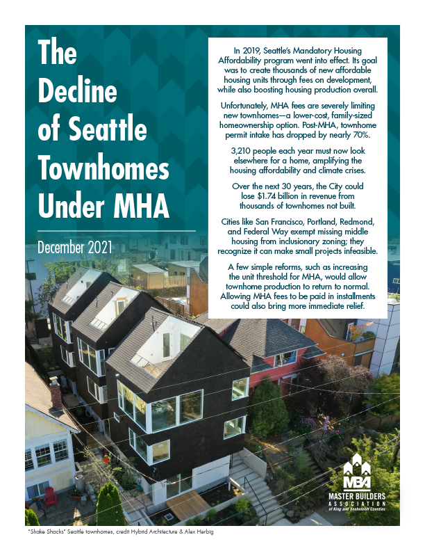 The Decline of Seattle Townhomes Report