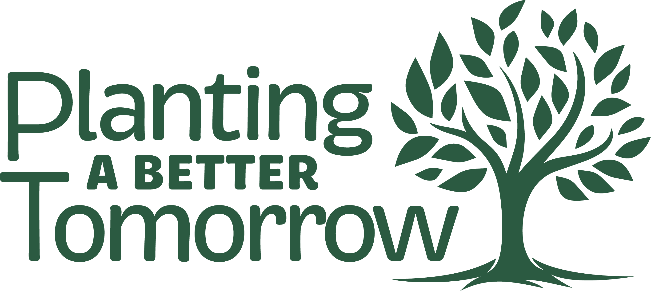 Planting a Better Tomorrow - Horizontal Logo - Green - RGB
