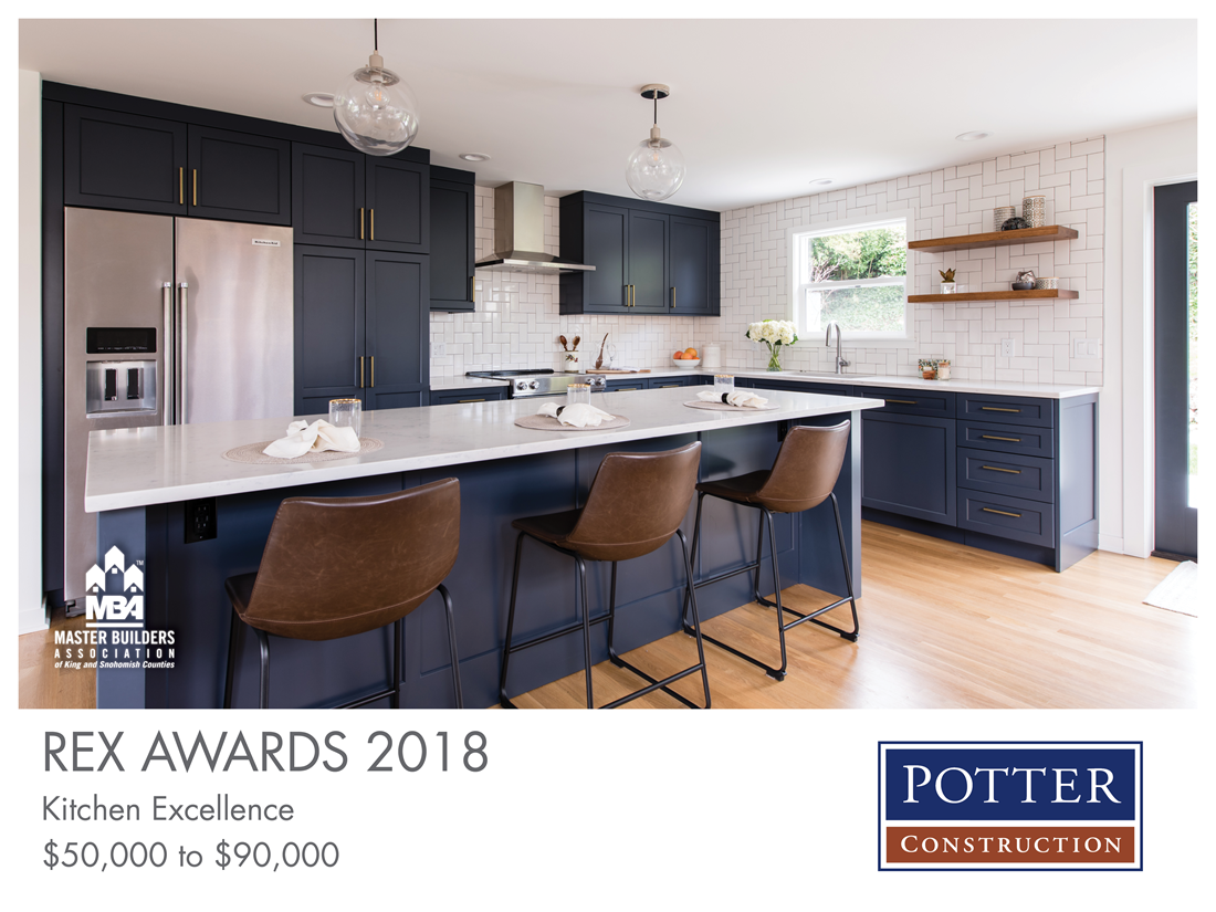 REX Award Winner: Kitchen Excellence—$50,000–$90,000: Potter Construction