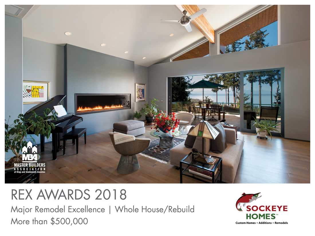 REX Award Winner: Major Remodel Excellence: Whole House/Rebuild—More Than $500,000: Sockeye Homes