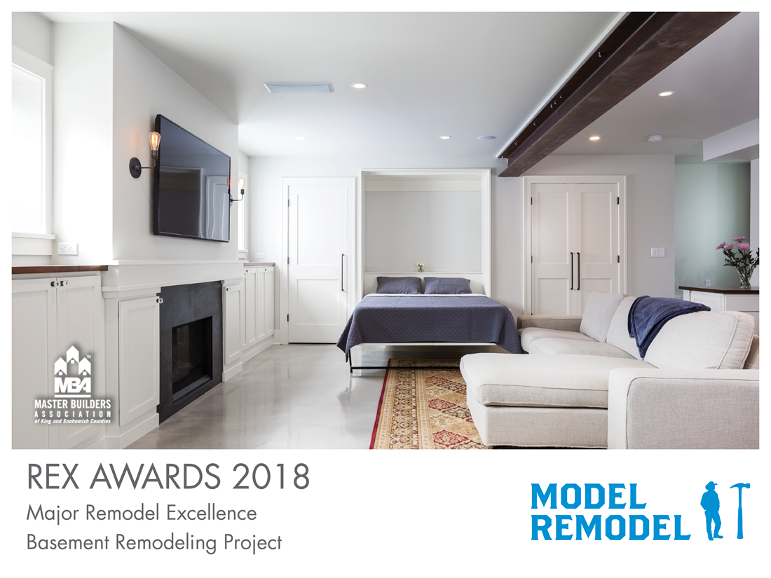 REX Award Winner: Major Remodel Excellence: Basement Remodeling: Model Remodel
