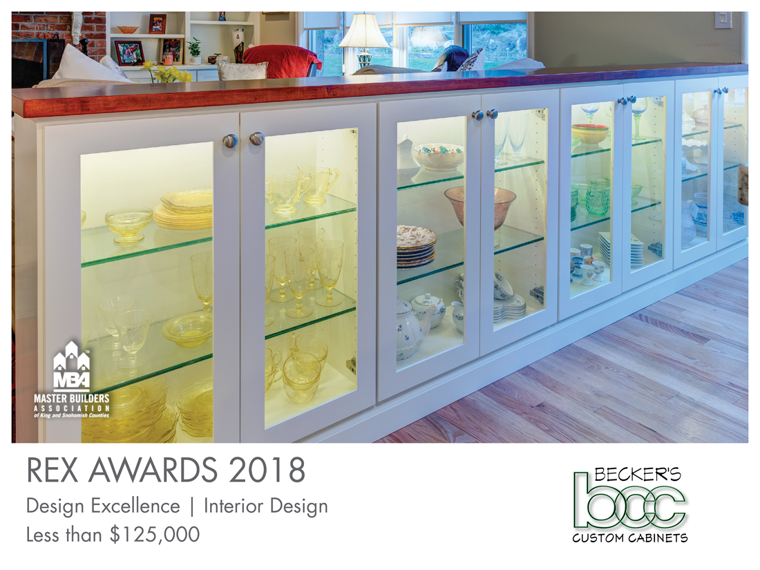 REX Award Winner: Design Excellence—Interior Design: Becker's Custom Cabinets