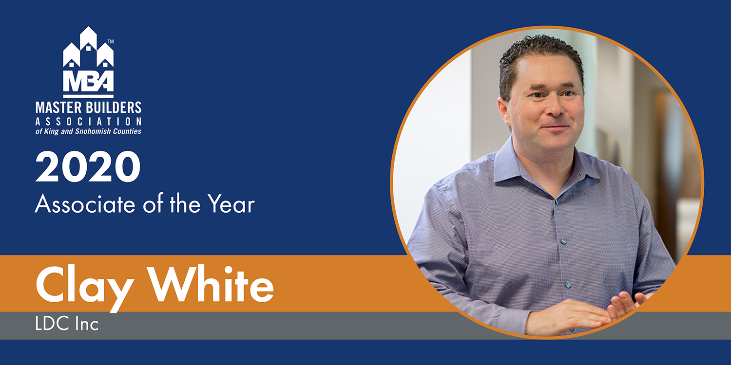 2020 Associate of the Year Winner Clay White, LDC Inc., Woodinville, WA